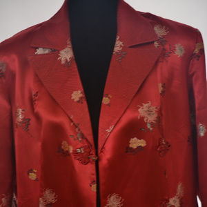 Chinese Satin Vintage Robe Women’s S